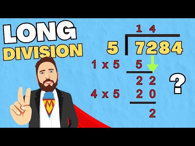 Long Division For Beginners | Step by Step