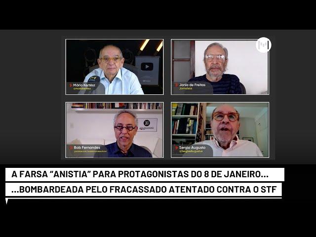 A farsa “anistia” para protagonistas do 8 de janeiro bombardeada pelo atentado ao STF