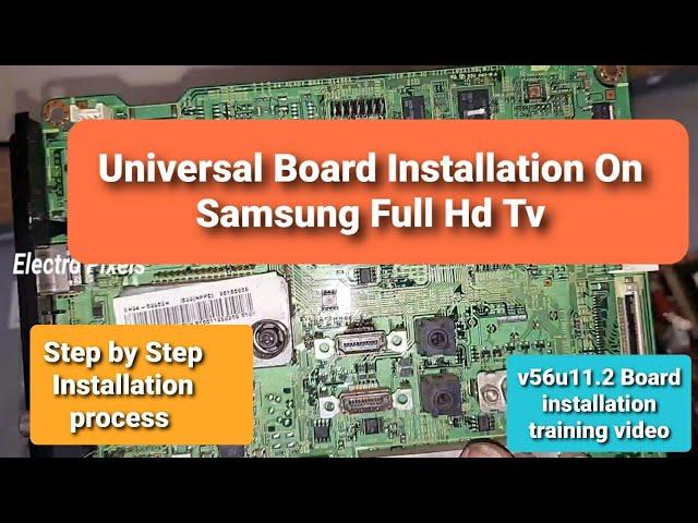 Lcd Tv Samsung 32 inch full Hd Tv Universal Board Installation||Step By Step Process||Full Tutorial.