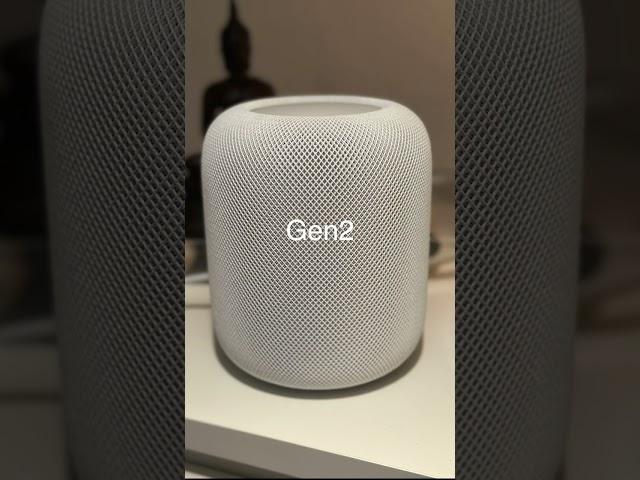 Sound Comparison: Homepod Gen1 vs Gen2 - Listen to the difference #shorts #homepod