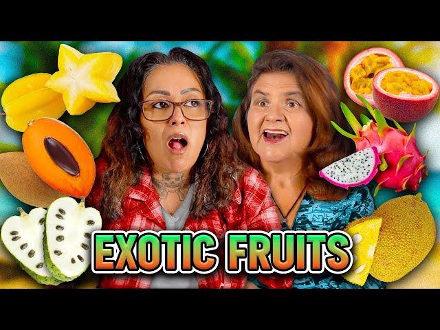 Mexican Moms try the WEIRDEST fruit!