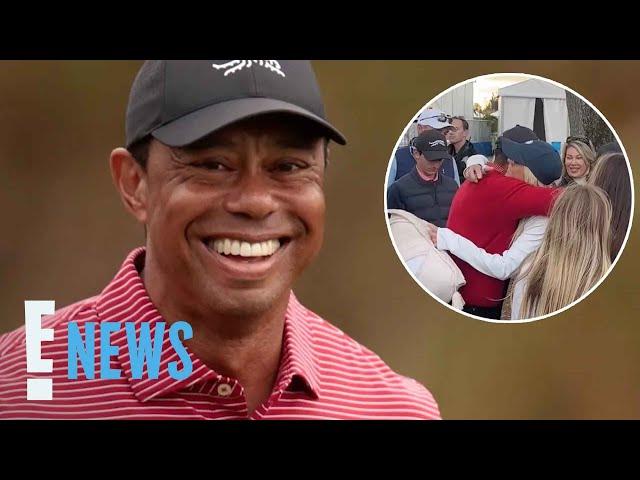 Tiger Woods’ SWEET REUNION w/ Ex-Wife Elin Nordegren at Son Charlie’s Milestone Golf Event | E! News