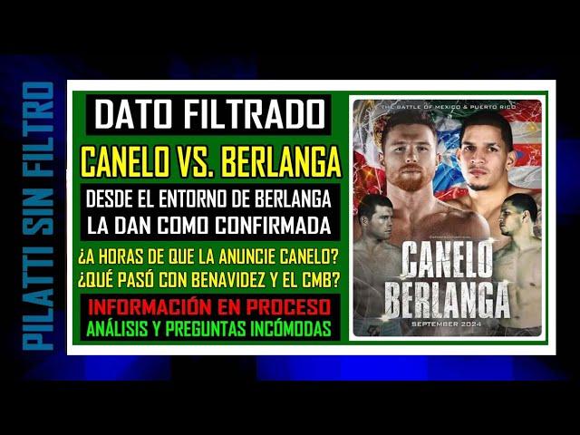 Filtrado y confidencial: Según entorno de Berlanga, lista para anunciar pelea contra Canelo