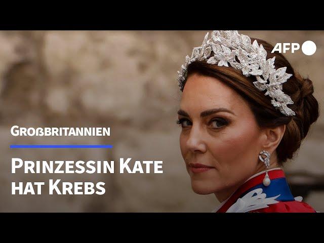 Britische Prinzessin Kate an Krebs erkrankt | AFP