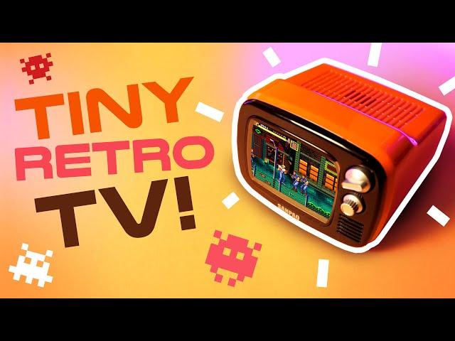 Playing Games on a Tiny Retro TV!