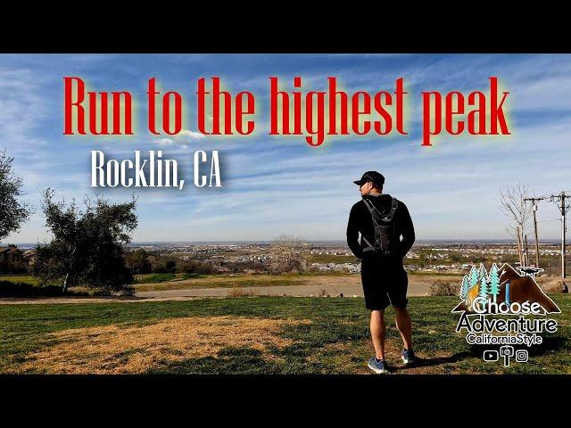 I ran to the highest peak in Rocklin, CA| Marathon prep, E7