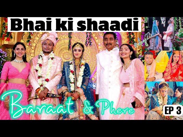 BHAI KI SHAADI | BIHAR BARAAT DANCE | PHERE | INDIAN WEDDING VLOG | REVOLVING MANDAP | MYSHADOWBEATS