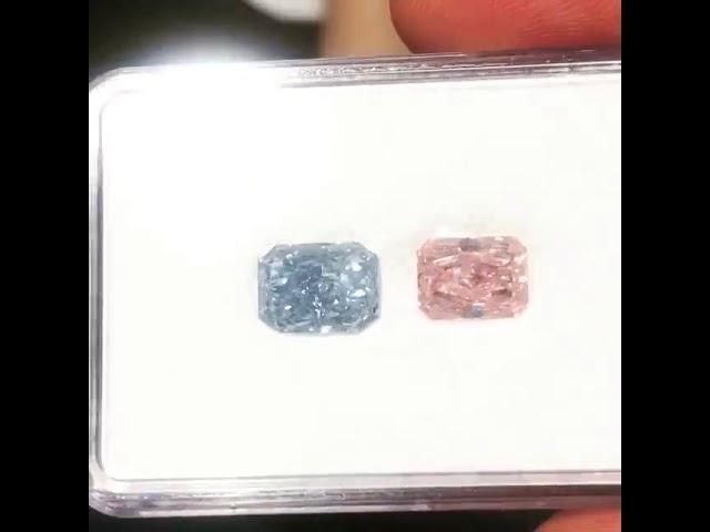 Blue and Pink Diamond