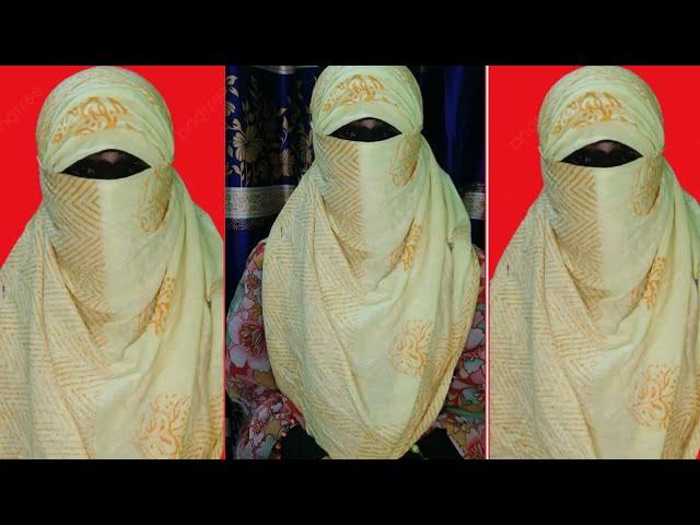 Request Video | Niqab Tutorial (Plastic Bag Challenge) | Latest Hijab With Layer Fashion Show