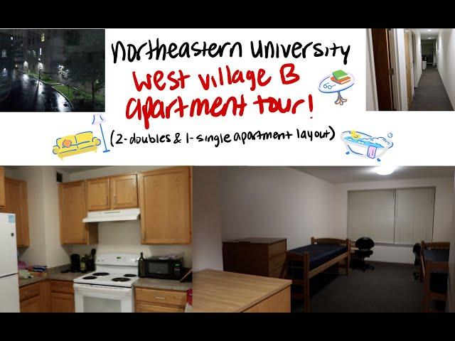 northeastern university apartment tour 2023 | west village b