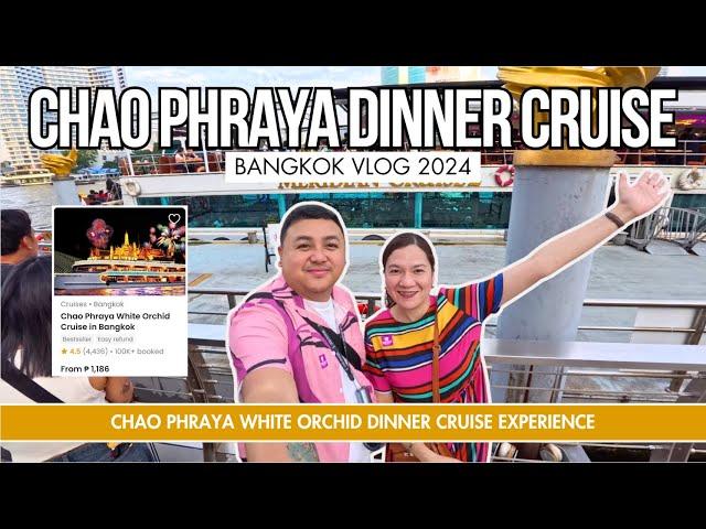 CHAO PHRAYA WHITE ORCHID DINNER CRUISE IN BANGKOK, THAILAND 