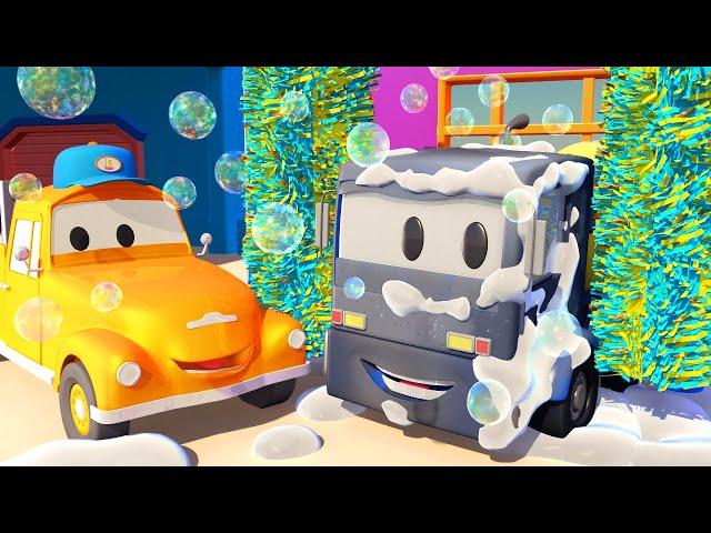 Christopher der Zementmischer - Toms Autowaschanlage in Car City  Cartoons für Kinder