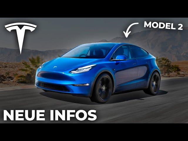 Neue Infos zum 25.000€ Tesla Model 2! & Robotaxi Ankündigung!