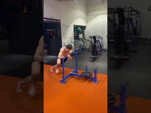Skater sled push