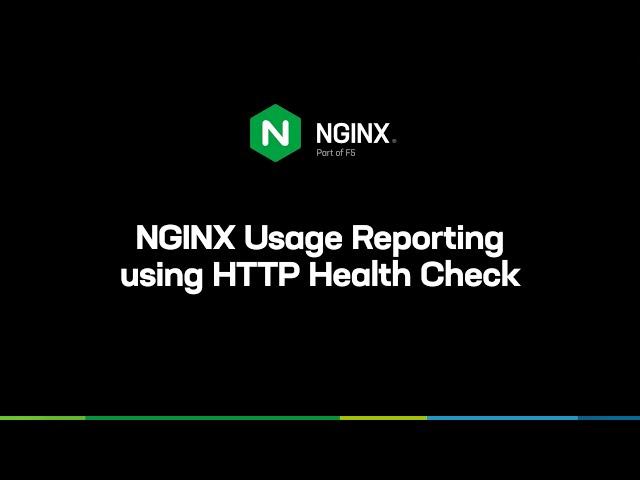 NGINX Usage Reporting using HTTP Health Check