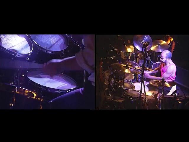 Phil Collins - Colours (live 1990) - Drum Cam Phil and Chester