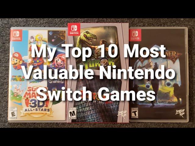 My Top 10 Most Valuable Nintendo Switch Games