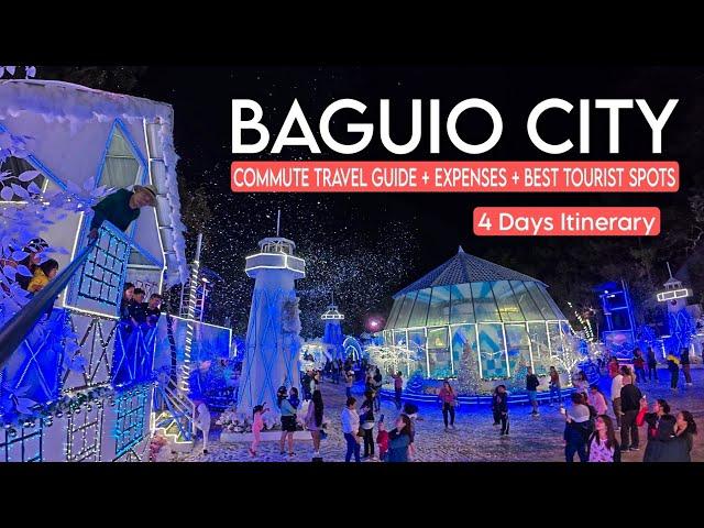 BAGUIO CITY  | 2024 Christmas Village + Commute Guide to all Tourist Spots + Food + Expenses