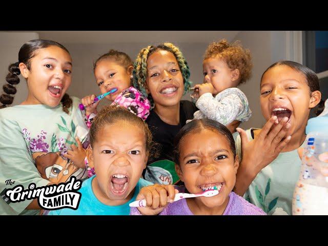 *CRAZY BED TIME ROUTINE* WITH 7 KIDS!!!