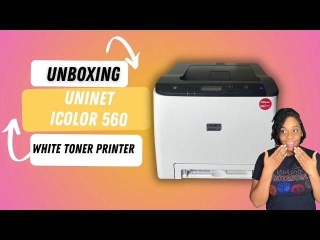 Uninet Icolor 560 White Toner Printer Unboxing | First Impression