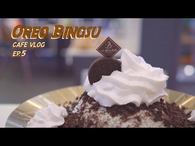 Cafe EP. 5 Did you dream of becoming Oreo? No. | New Menu Oreo Ice Flakes | Cafe Vlog | Zoe