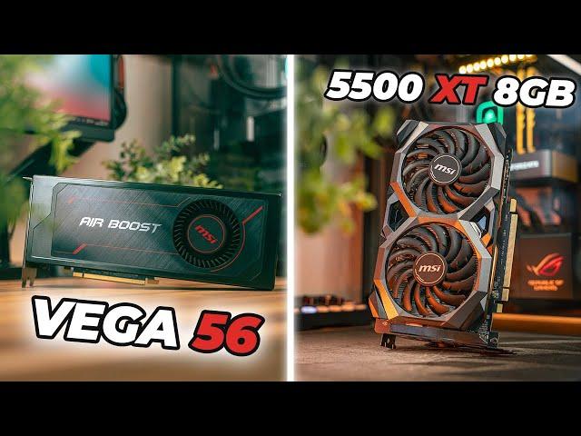 Brute Force vs Efficiency - RX Vega 56 vs RX 5500 XT 8GB