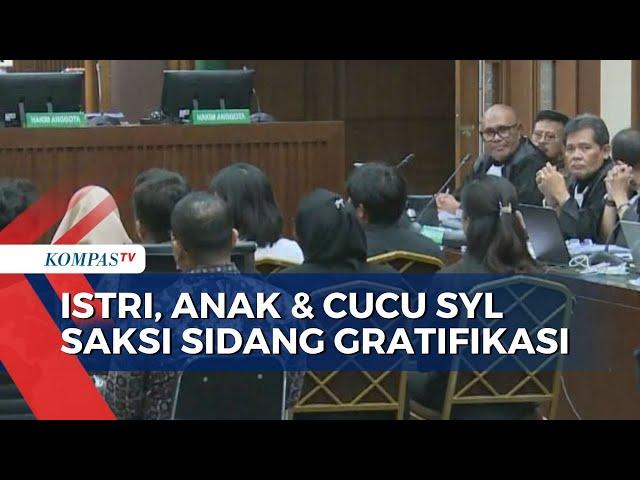 Kesaksian Istri, Anak Hingga Cucu SYL di Sidang Kasus Korupsi Kementan