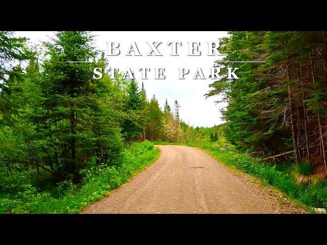 [4K] BAXTER STATE PARK - Millinocket, Maine - 4K Relaxing Scenic Forest Driving Tour