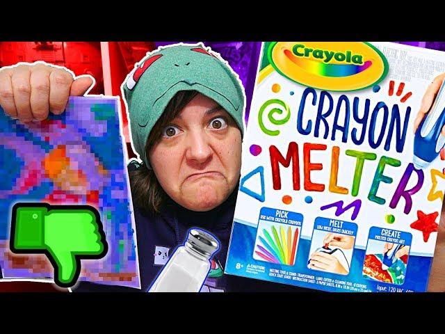 DON'T BUY! 16 REASONS WHY CRAYOLA CRAYON MELTER Kit is NOT worth it SaltEcrafter #39