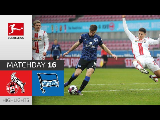 1. FC Köln - Hertha Berlin | Highlights | Matchday 16 – Bundesliga 2020/21