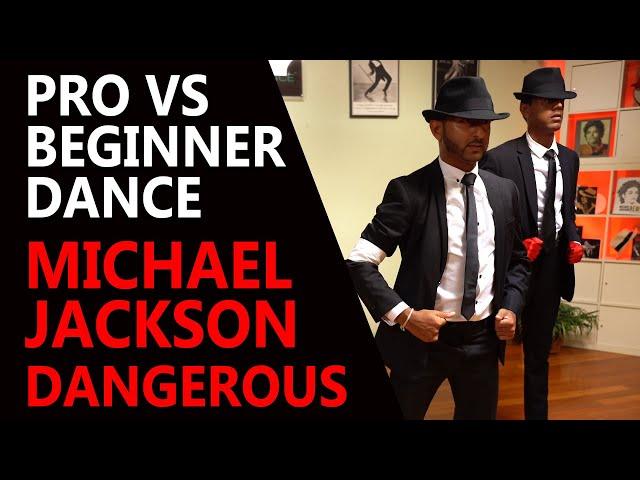 MICHAEL JACKSON DANGEROUS - Beginner vs Pro - Dance Performance (Sanushka Danzar Latino)