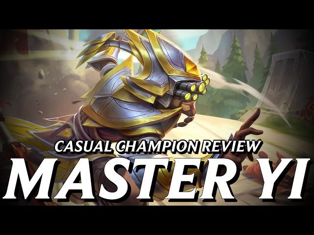 Master Yi was reworked too early to ever look cool in League || Casual Champion Review