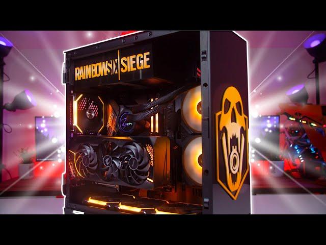 I Built a $3500 Rainbow Six Siege themed Gaming PC - RTX 3080