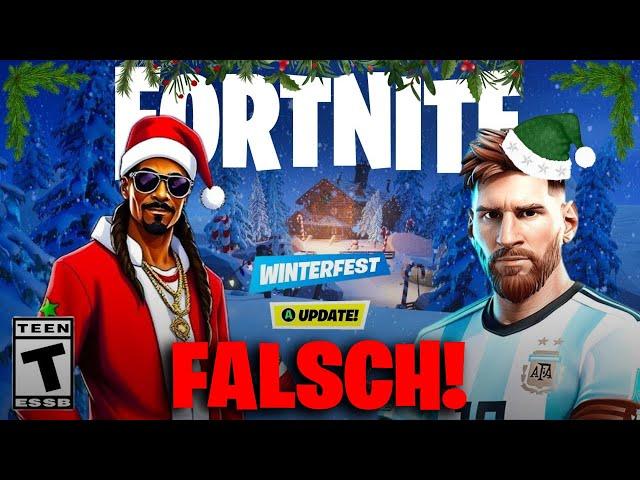 WINTERFEST ist da & 2 Gratis Skins LEAK??  I FAKE und CLICKBAIT aufgedeckt!