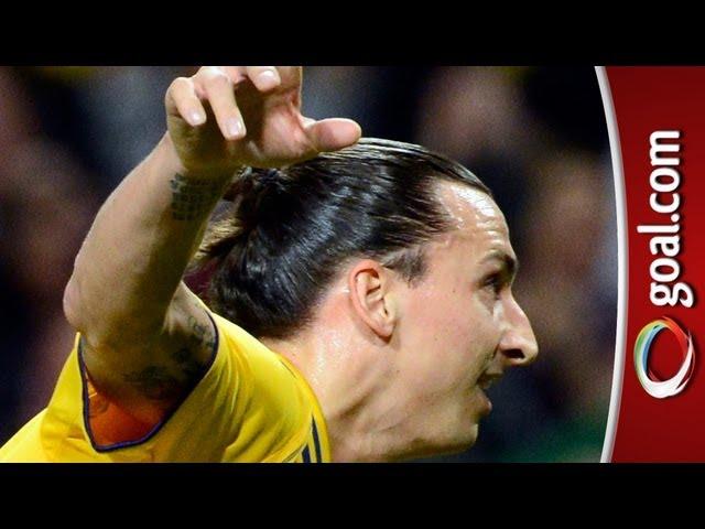 Ibrahimovic's STUNNING display - See all four goals v England