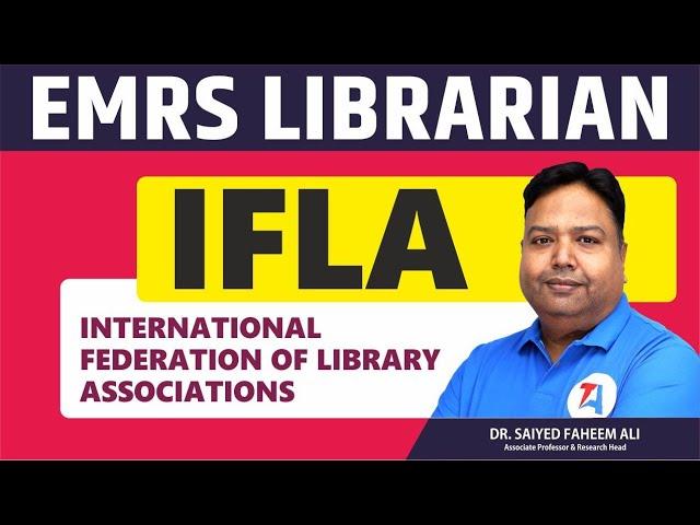 EMRS LIBRARIAN 2023 | International Federation of Library Associations (IFLA) EMRS LIBRARIAN Vacancy