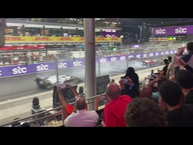 Theo Pourchaire/Enzo Fittipaldi Massive Crash - F2 - Fan cam