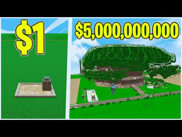 $1 vs $5,000,000,000 Mega Parks! (Theme Park Tycoon 2)
