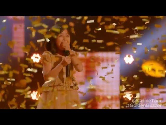 Celine Tam (9 Years Old) - GOLDEN BUZZER - ALL Performances - America's Got Talent 2017