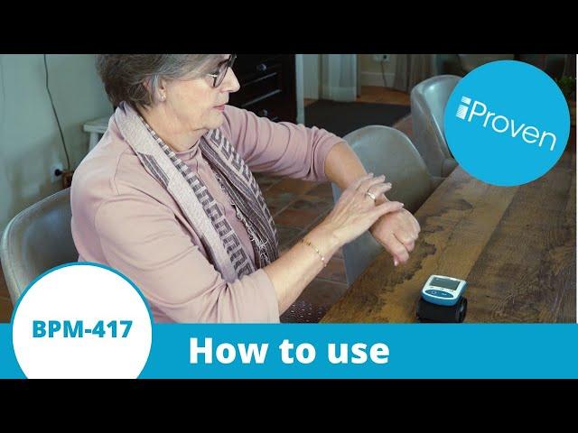 How to use the iProven Wrist Blood Pressure Monitor