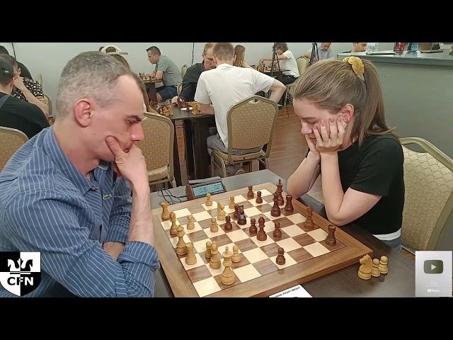 G. Sakhvadze (1980) vs WFM Fatality (1959). Chess Fight Night. CFN. Blitz