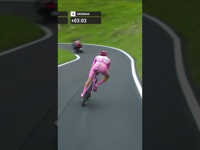 Poetry in motion!  Tadej Pogačar is putting on a masterclasss at the Giro d'Italia! 