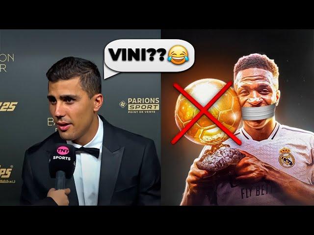 YOU WON'T BELIEVE WHAT RODRI SAID ABOUT VINICIUS JUNIOR! BALLON D'OR 2024