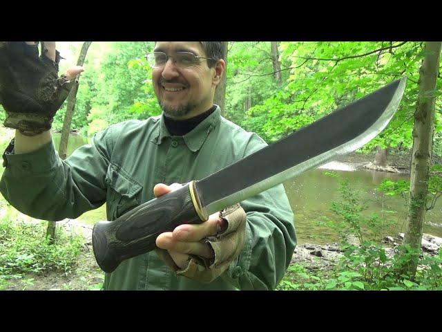 Leuku, Knife of Finland, Wood Jewel Black Bowie (WJ23LEMU) Review ($55-75)