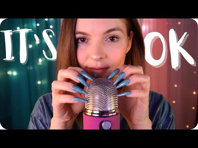 ASMR ~Brain Melting~ Mic Scratching + Positive Affirmations ️