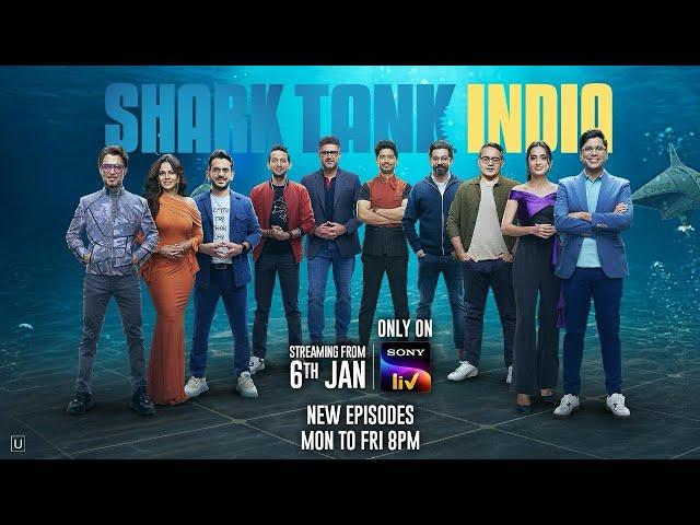 Shark Tank India Season 4 | Streaming from 6th Jan | Mon to Fri, 8PM | Exclusively on Sony LIV