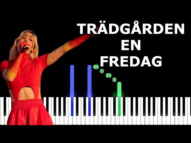 Trädgården en fredag - Veronica Maggio - Easy Piano Tutorial