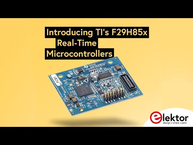 Introducing TI’s F29H85x Microcontrollers: Real-Time Performance for Automotive & Industrial Safety