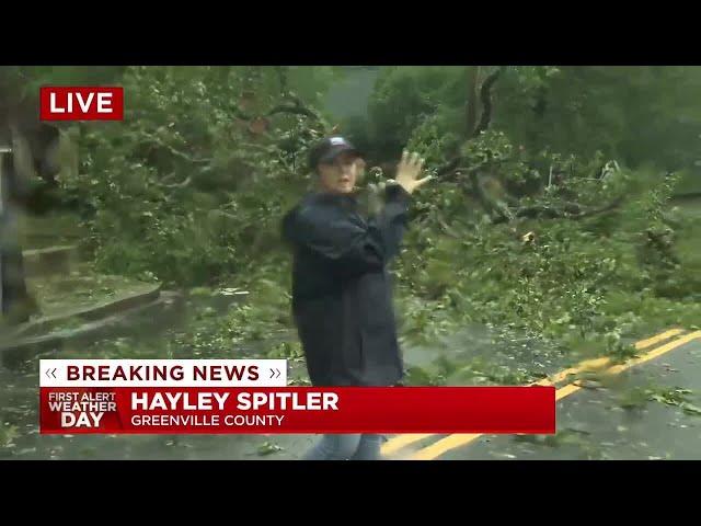 Dangerous rain and flooding in Greenville County