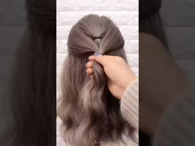 2 minutes Easy Hairstyle Tutorial for Girls #youtubeshorts #ytshorts #youtube #hairstyle #glamreel